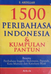 Image of 1500 Peribahasa Indonesia Dan Kumpulan Pantun
